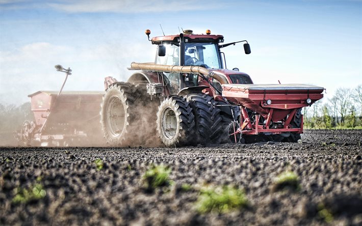 tractors harvesting concepts wheat growing